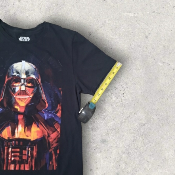 Star Wars Shirt Adult Medium Black Short Sleeve Crew Neck Darth Vader - Picture 6 of 7